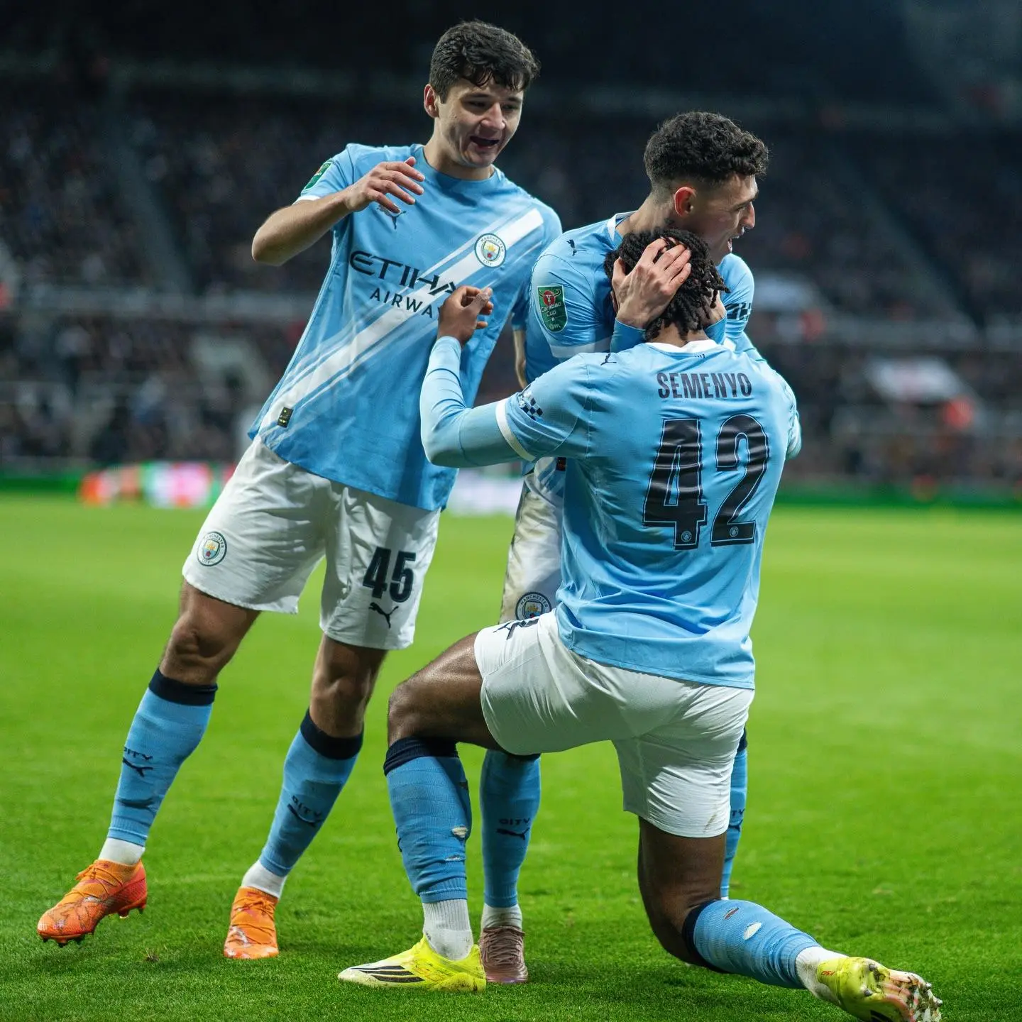 客胜纽卡,福登赛后社媒:准备好迎接第二回合了!